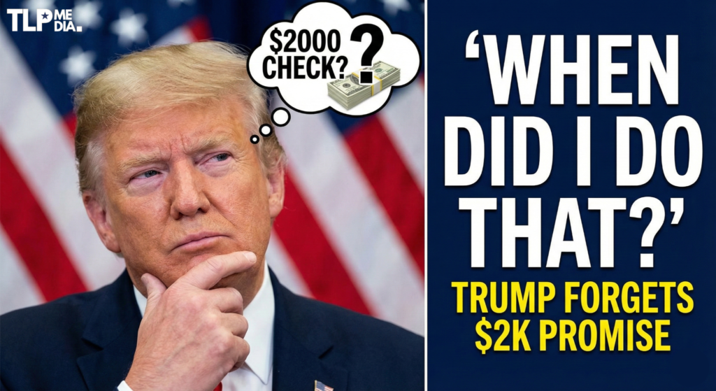“When Did I Do That?” Trump Forgets Promising Americans $2,000 Checks